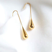 14K Gold Dainty Water drop earrings