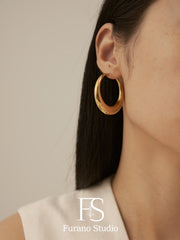 14K Gold Lightweight Hoops