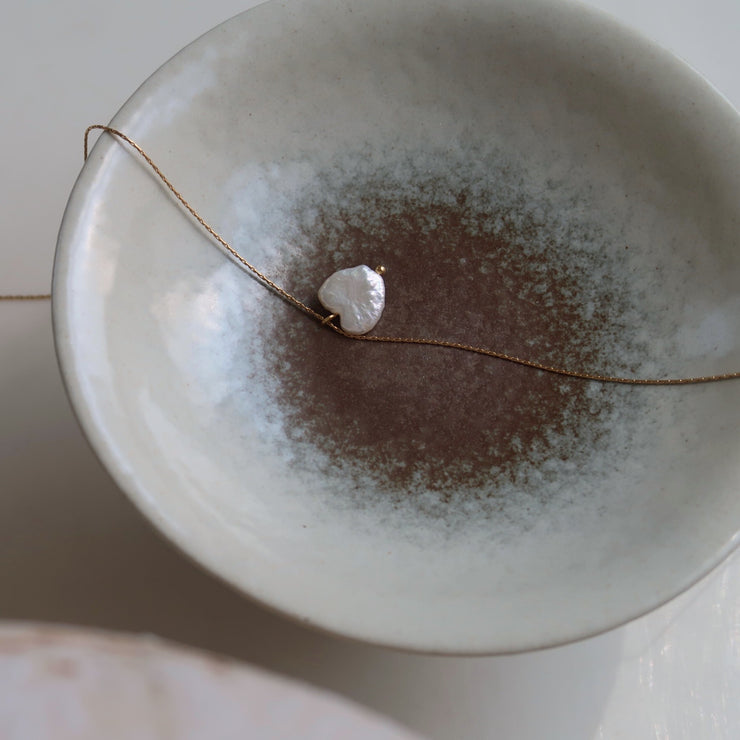 18K Gold Pearl Pendant Necklace