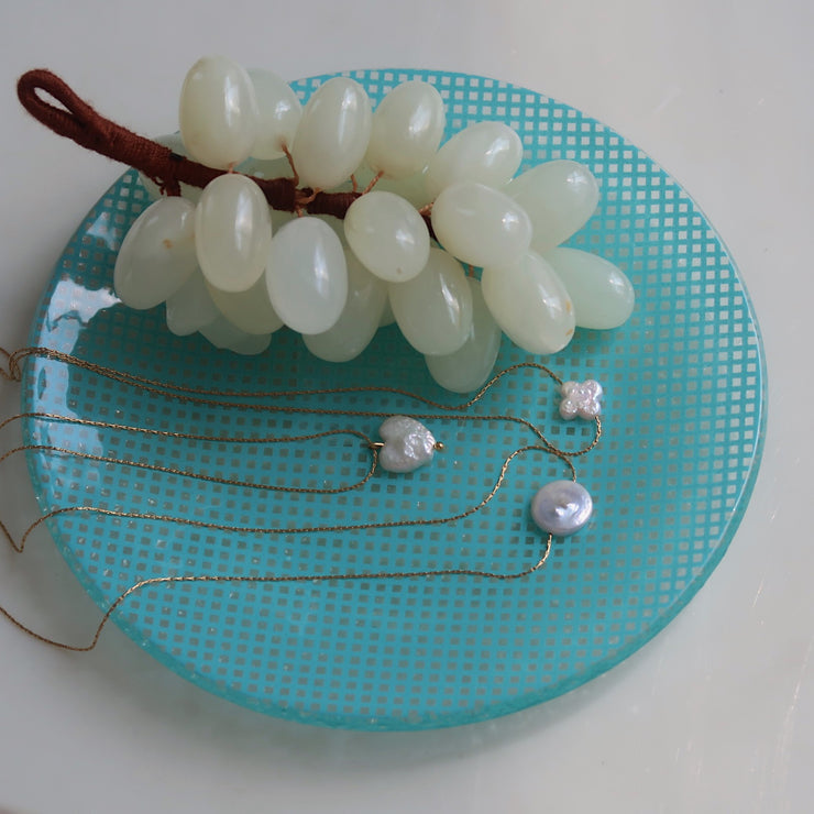 18K Gold Pearl Pendant Necklace