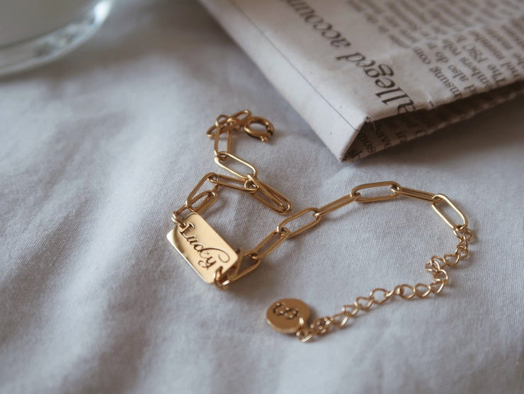 14K Gold Lucky Bracelet