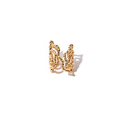 18k Gold Butterfly Earring Cuff