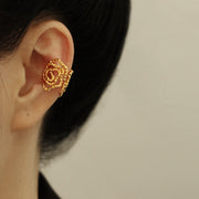 18k Gold Butterfly Earring Cuff