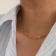 18K Gold Chunky Chain Necklace