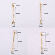 18K Gold Necklace Chain Extender