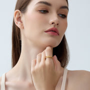 18K Gold Double Layered Ring